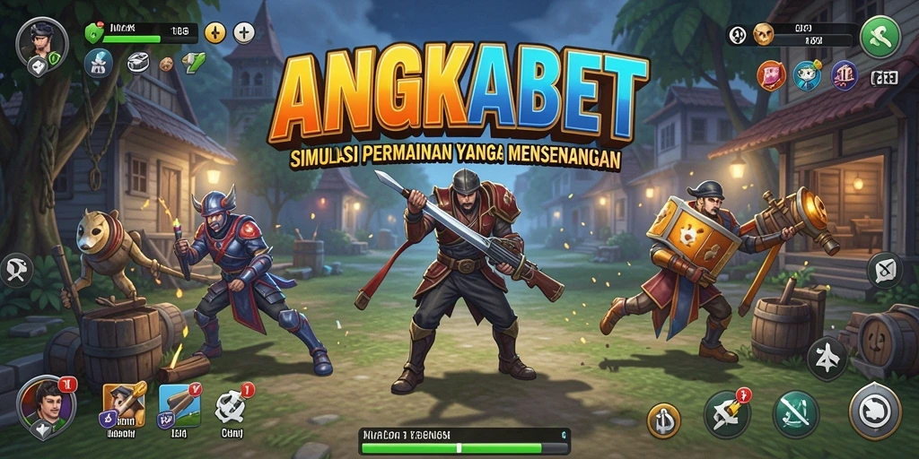 Tampilan gameplay menarik dari ANGKABET yang menonjolkan simulasi permainan.