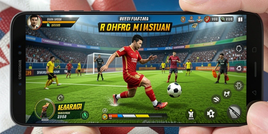 Screenshot gameplay G668 menampilkan aksi seru dalam pertandingan olahraga.