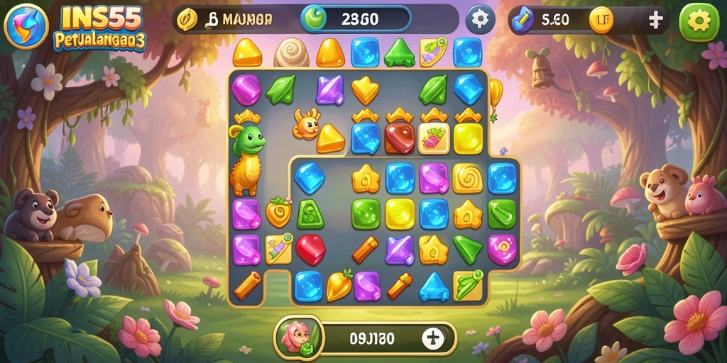 Tampilan gameplay <strong>INS55</strong> yang menarik dan menantang.