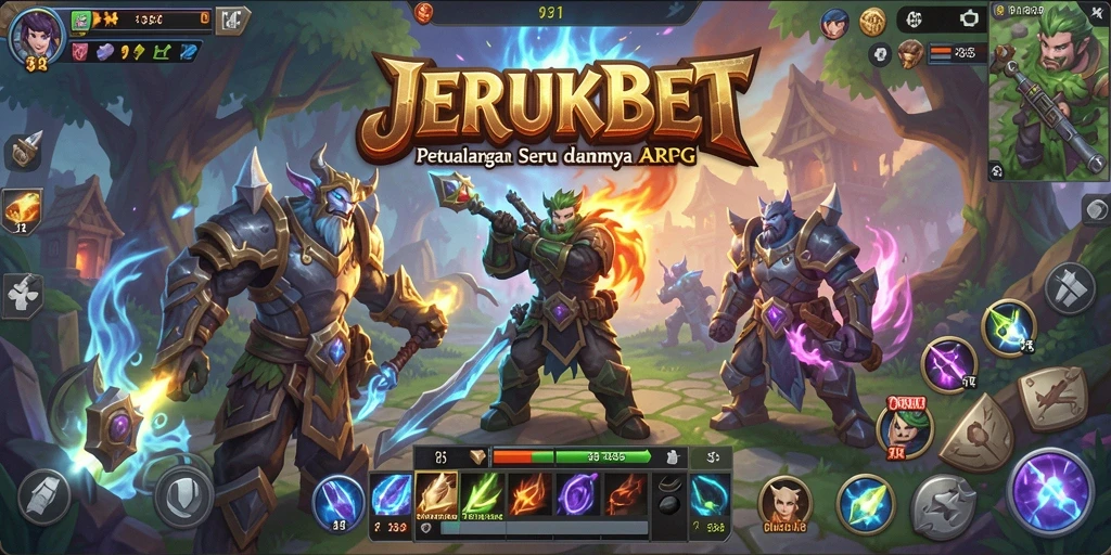 Tampilan gameplay JERUKBET yang seru dan menantang.
