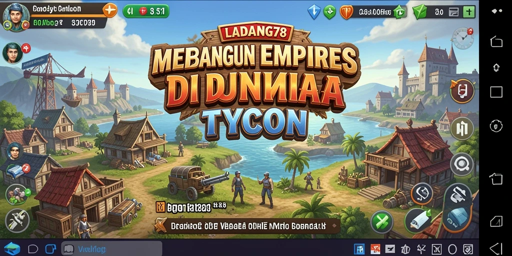 Gameplay <strong>LADANG78</strong> menampilkan proses membangun ladang yang sukses dan mengasyikkan.