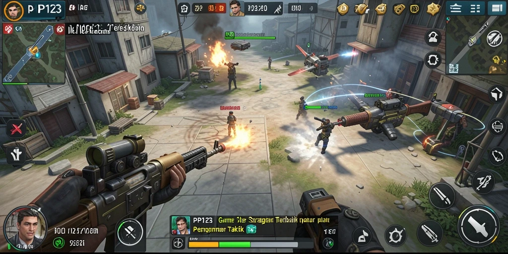 Gameplay seru dan mendebarkan dari PP123 yang penuh strategi.