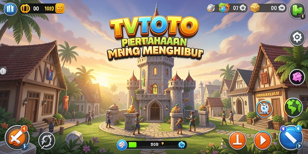 Gameplay Tower Defense yang menarik di TVTOTO.
